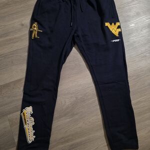 West Virginia Mountaineers Men's Navy Jogger Pants- Pro Standard